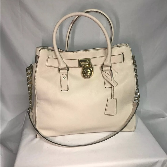 Michale Kors Ivory LARGE Hamilton Bag - Picture 2 of 5